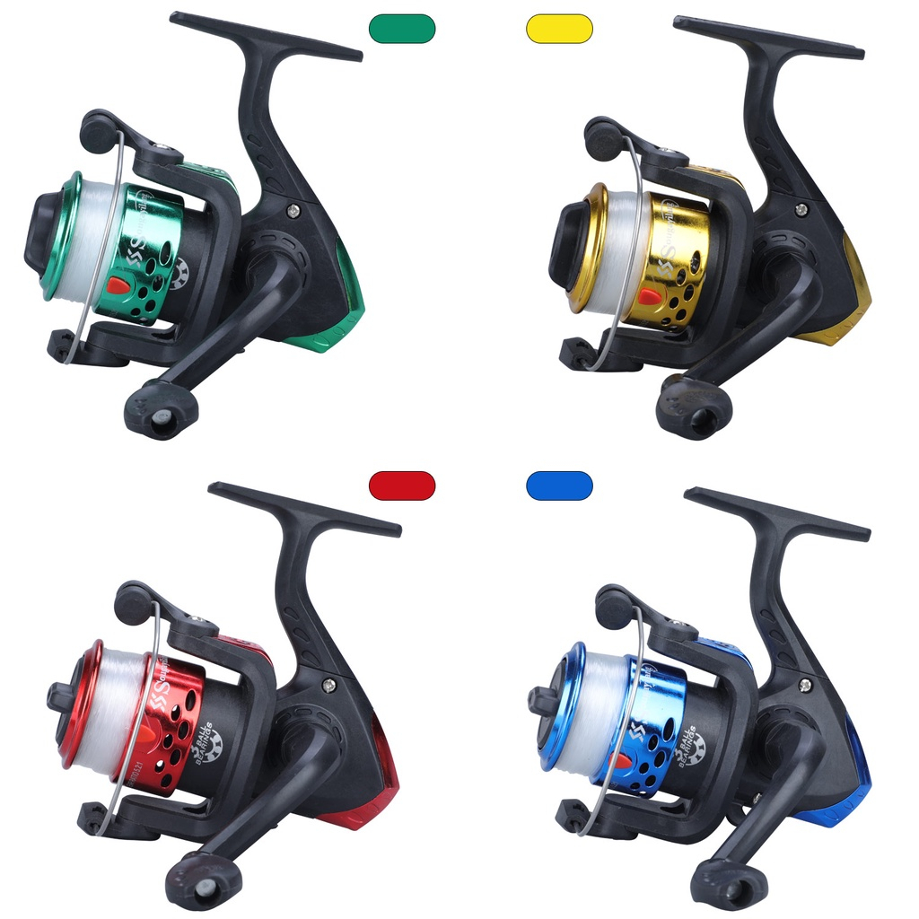 Sougayilang 1.8M Joran Pancing Set 5.2:1 Gear Ratio Reel Pancing Spinning Fishing Reel Combo