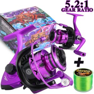 Sougayilang 1000-7000 Series Fishing Reel Reel memancing 5.2:1 Gear Ratio Max Drag 13kg High Quality Spinning Fishing Reel